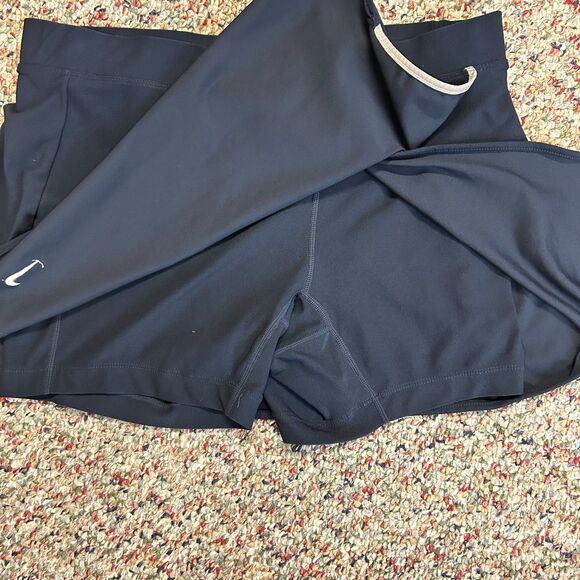 Nike Dry- Fit Navy Performance Wicking Midrise Tennis Skort Size L - Picture 5 of 13